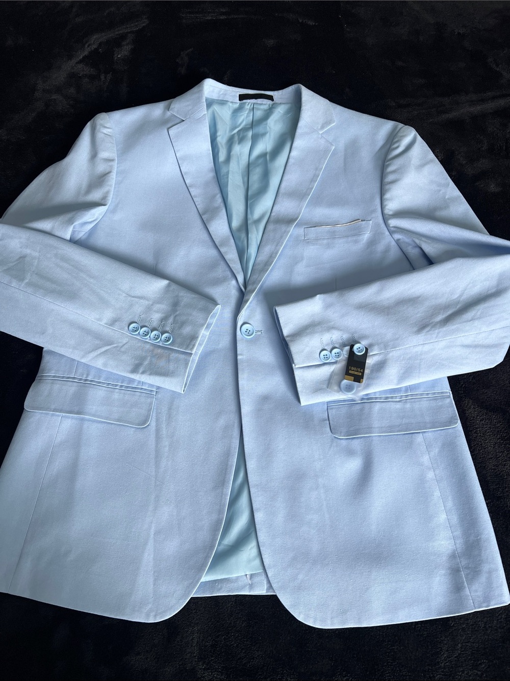 Men's Light Blue blazer - Picture 3 of 9